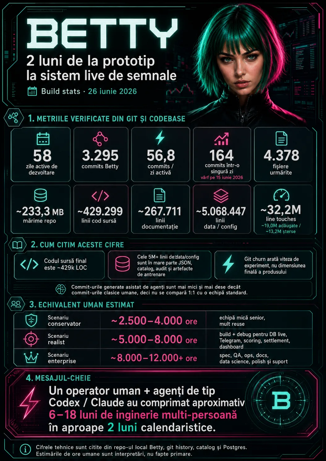 Betty build stats