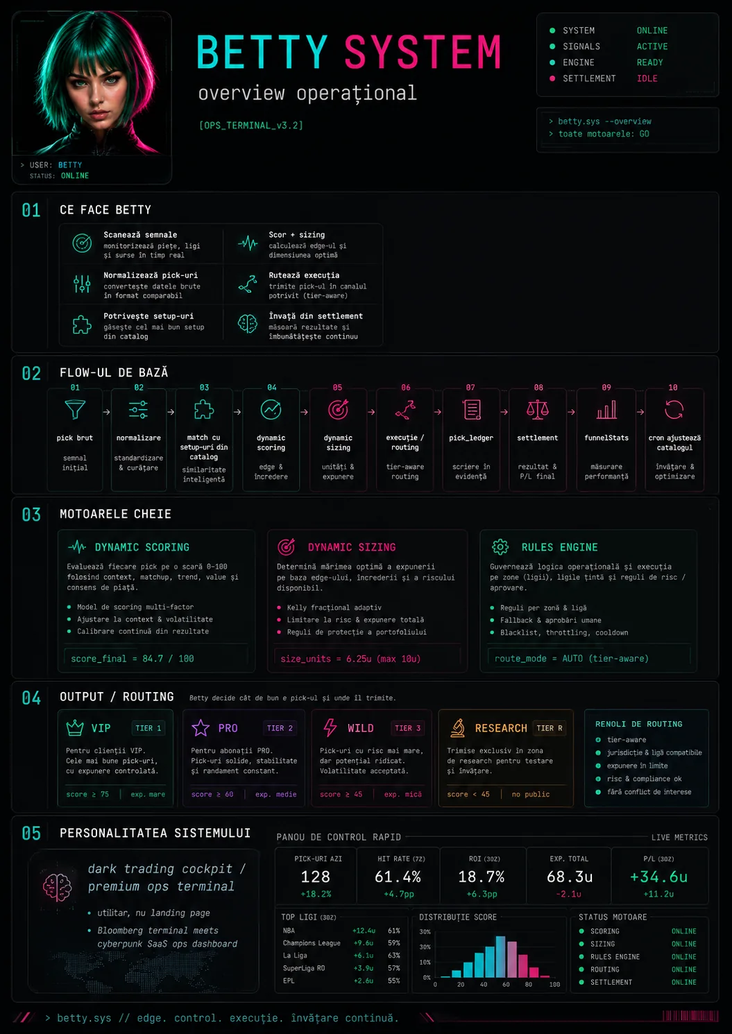 Betty dashboard